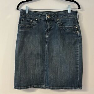 RW & Co Y2K jean skirt